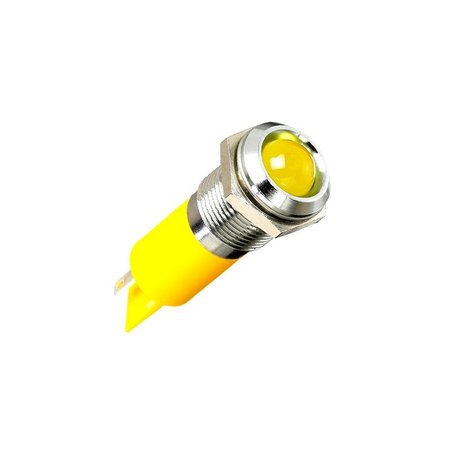 APEM INC Single Color Led  Yellow  Diffused Q14P1CXXY24E